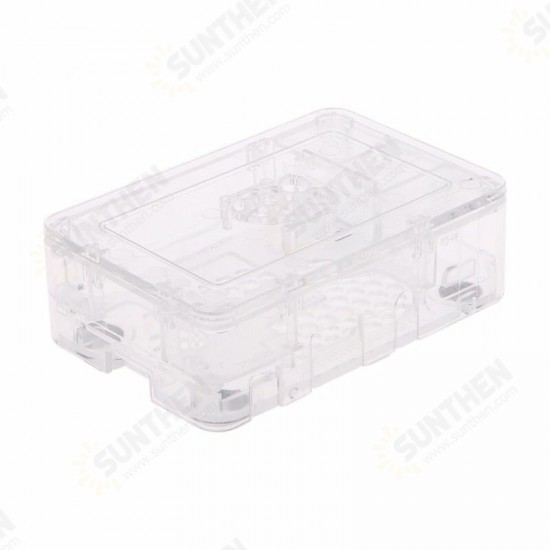 Black/White/Blue/Transparent ABS Updated Premium Enclosure Case For Raspberry Pi 3 2 & B+