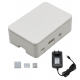 Black/White/Transparent Raspberry Pi ABS Case Enclosure Box V4 With Heat Sink + 5V3A Power Supply EU Plug DIY Kit For Raspberry Pi 4B