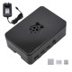 Black/White/Transparent Raspberry Pi ABS Case Enclosure Box V4 With Heat Sink + 5V3A Power Supply EU Plug DIY Kit For Raspberry Pi 4B