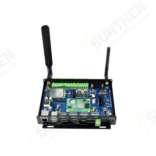 C0281 Raspberry Pi CM4 Compute Module IoT PoE Expansion Board Support 5G/4G Module RS485/RS232