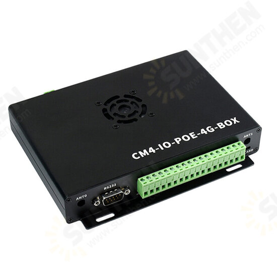 C0281 Raspberry Pi CM4 Compute Module IoT PoE Expansion Board Support 5G/4G Module RS485/RS232