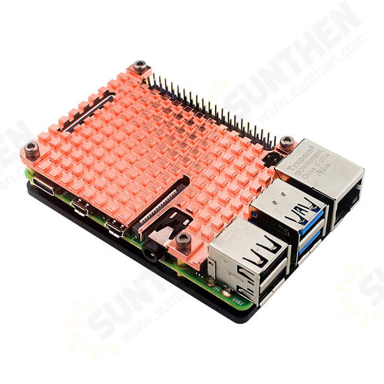 C3418 Raspberry Pi 4B Pure Copper Heat Sink Integral Passive Thermal Conductive Copper Plate with Adhesive C3418 Raspberry Pi 4B Pure Copper Heat Sink Integral Passive Thermal Conductive Copper Plate with Adhesive