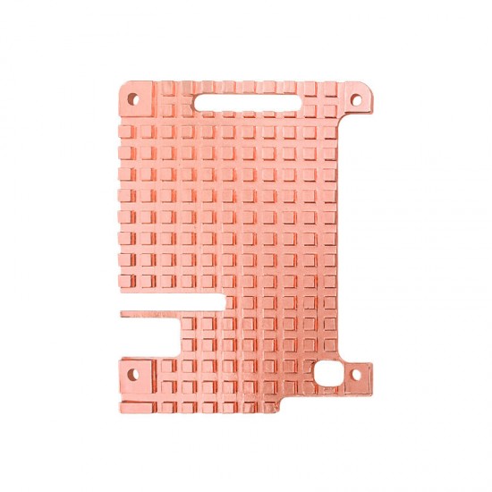C3418 Raspberry Pi 4B Pure Copper Heat Sink Integral Passive Thermal Conductive Copper Plate with Adhesive