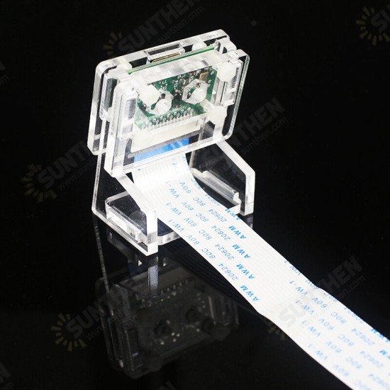 Camera Module Transparent Bracket Case Acrylic Holder Kit for Raspberry Pi