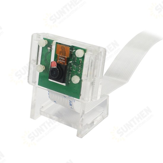 Camera Module Transparent Bracket Case Acrylic Holder Kit for Raspberry Pi