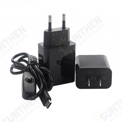 C1900 Split Style Power Supply Kit Charger and Type-C Switch Line 5V3A EU/US Plug for Raspberry Pi 4B C1900 Split Style Power Supply Kit Charger and Type-C Switch Line 5V3A EU/US Plug for Raspberry Pi 4B