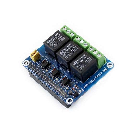 C2367 3-Way Relay Expansion Board Relay GPIO Interface For Raspberry Pi