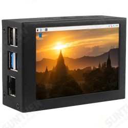 Raspberry Pi 4B 2G 4G 8G Metal Case with 3.5-inch HD Touch Display Screen Raspberry Pi 4 Protective Case Raspberry Pi 4B 2G 4G 8G Metal Case with 3.5-inch HD Touch Display Screen Raspberry Pi 4 Protective Case