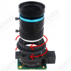 Raspberry Pi Official HQ Camera Module and Lens Support Up to 1230W Pixels Raspberry Pi Official HQ Camera Module and Lens Support Up to 1230W Pixels