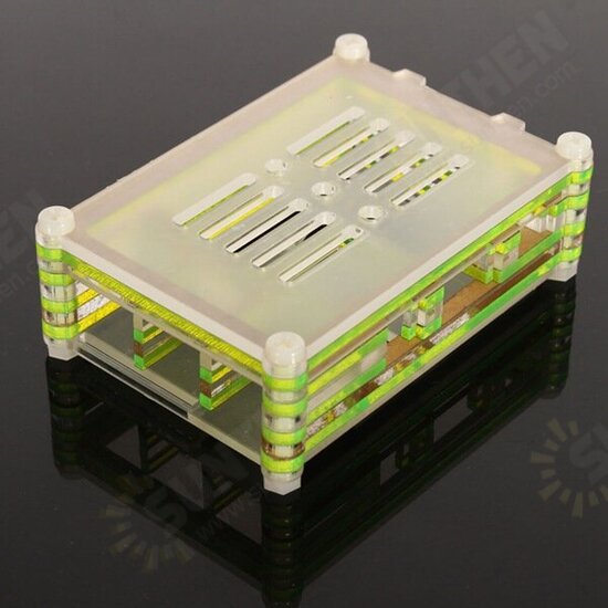 Colorful Acrylic Shell With A Fan Mouth For Raspberry Pi 2 Model B