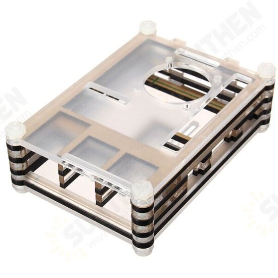 Colorful Acrylic Shell With A Fan Mouth For Raspberry Pi 2 Model B Colorful Acrylic Shell With A Fan Mouth For Raspberry Pi 2 Model B