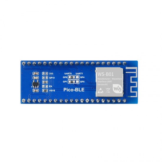 Dual Mode bluetooth 5.1 Expansion Module Board for Raspberry Pico UART 5V/3.3V Wireless Communication Module