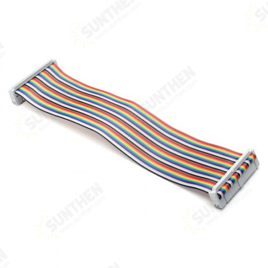 GPIO 40P Rainbow Ribbon Cable For Raspberry Pi 2 Model B & B+