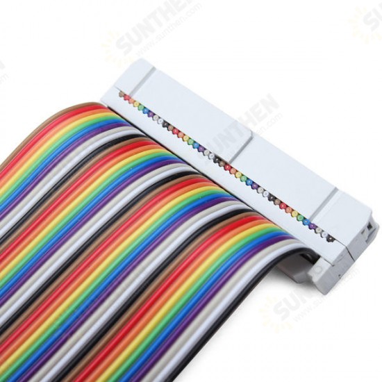 GPIO 40P Rainbow Ribbon Cable For Raspberry Pi 2 Model B & B+