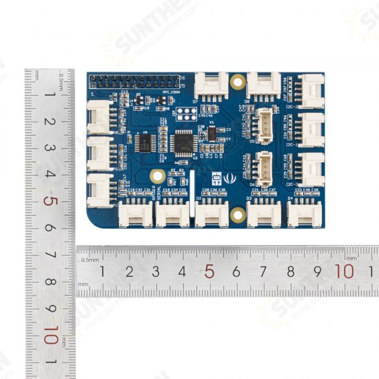 GrovePi + Raspberry Spreader Board compatible with Raspberry Pi 3 Model B+ GrovePi + Raspberry Spreader Board compatible with Raspberry Pi 3 Model B+
