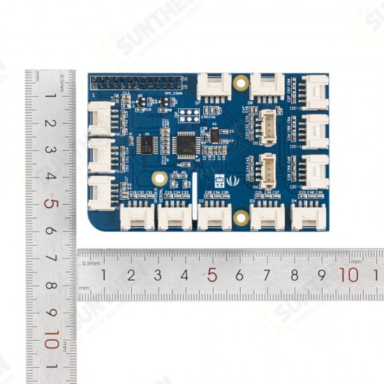 GrovePi + Raspberry Spreader Board compatible with Raspberry Pi 3 Model B+