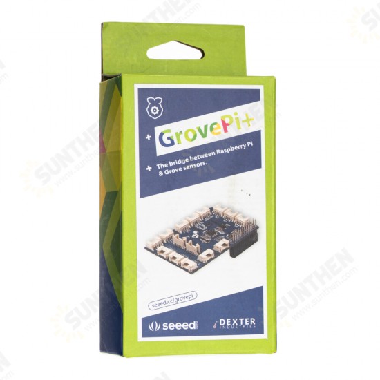GrovePi + Raspberry Spreader Board compatible with Raspberry Pi 3 Model B+ GrovePi + Raspberry Spreader Board compatible with Raspberry Pi 3 Model B+