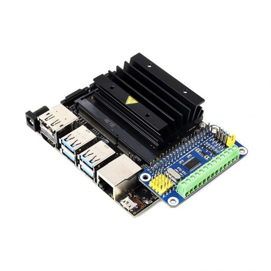 High-Precision AD Expansion Board Module for Raspberry Pi 10-Channel Modulus ADS1263 Compatible with Jetson Nano