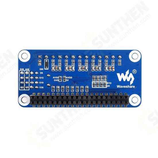 High-Precision AD Expansion Board Module for Raspberry Pi 10-Channel Modulus ADS1263 Compatible with Jetson Nano