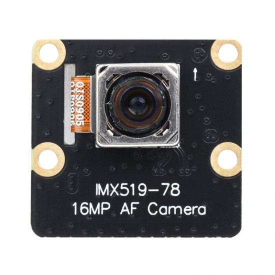 IMX519-78 16MP AF Camera for Raspberry Pi IMX519 HD Auto Focus Camera Module Compatible with 4B/Zero 2W