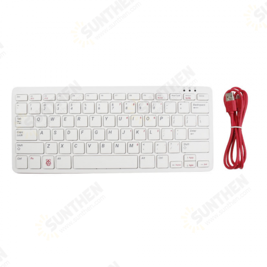 Official Keyboard of Raspberry Pi for Raspberry Pi 4 Model B 3B+ 3B