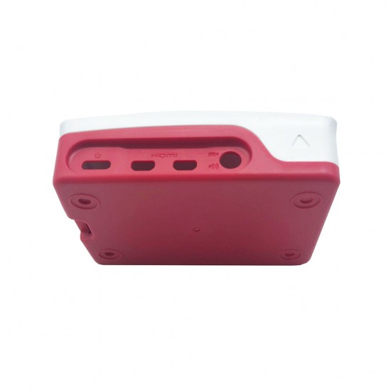 Official Protective Case Classic Red and White Plastic Box for Raspberry Pi 4B