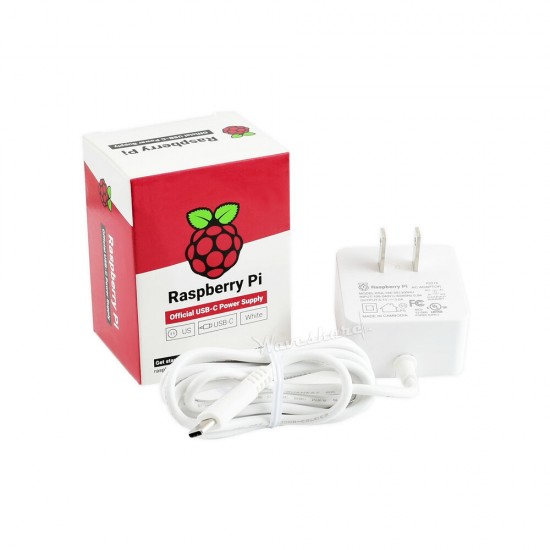 Official USB-C Power Supply US Plugfor Raspberry Pi 4