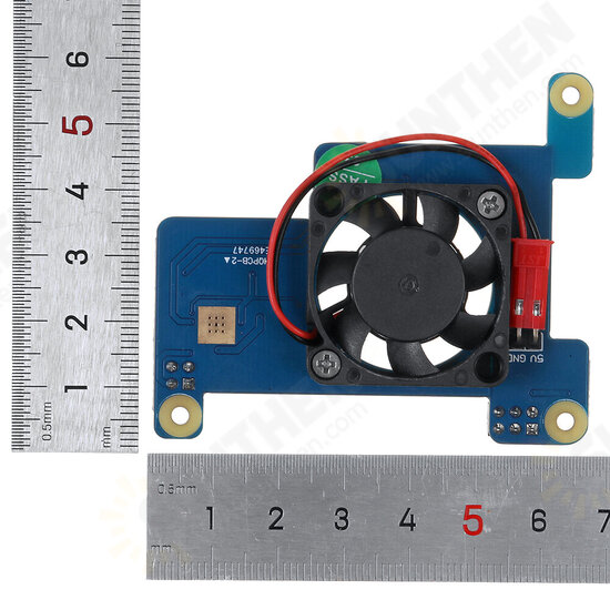 POE Network Control Module for Raspberry Pi 4B/3B+/3B/2B Support 802.3af Network