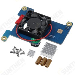 POE Network Control Module for Raspberry Pi 4B/3B+/3B/2B Support 802.3af Network POE Network Control Module for Raspberry Pi 4B/3B+/3B/2B Support 802.3af Network