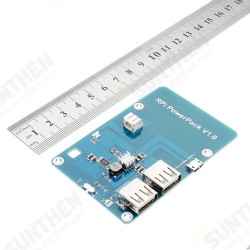 Powerpack V1.0 Lithium Battery Expansion Board For Cell Phone / Raspberry Pi 3 Model B / Pi 2B / B+ Powerpack V1.0 Lithium Battery Expansion Board For Cell Phone / Raspberry Pi 3 Model B / Pi 2B / B+