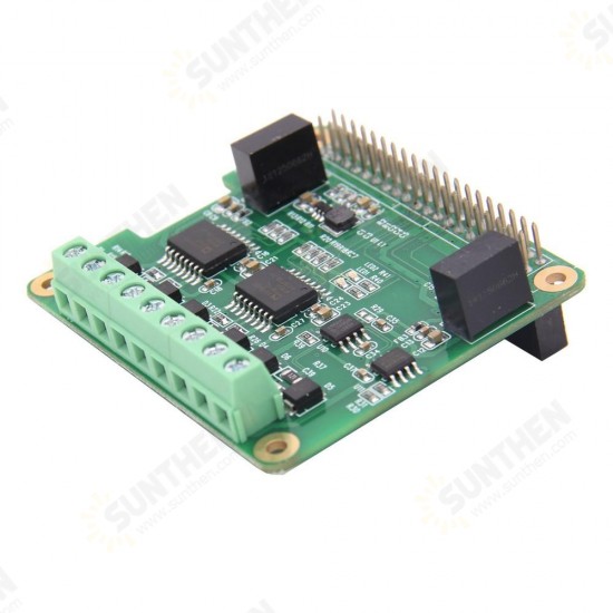 RS485 & CAN Shield Expansion Board for Raspberry Pi 4 Model B/3B+/3B/2B/Zero/Zero W