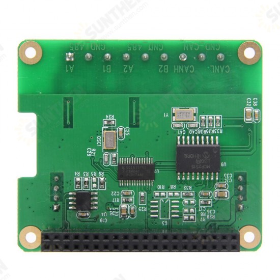 RS485 & CAN Shield Expansion Board for Raspberry Pi 4 Model B/3B+/3B/2B/Zero/Zero W RS485 & CAN Shield Expansion Board for Raspberry Pi 4 Model B/3B+/3B/2B/Zero/Zero W