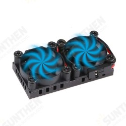 Raspberry Pi 4 Model B Dual Fan with Heat Sink Ultimate Double Cooling Fans for Raspberry Pi 4B/3B+ Raspberry Pi 4 Model B Dual Fan with Heat Sink Ultimate Double Cooling Fans for Raspberry Pi 4B/3B+