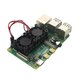 Raspberry Pi 4 Model B Dual Fan with Heat Sink Ultimate Double Cooling Fans for Raspberry Pi 4B/3B+