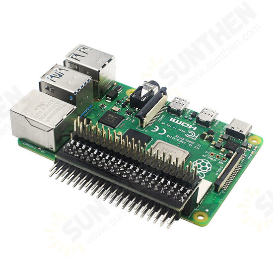 Raspberry Pi GPIO Edge Expansion Board 40Pin Side Lead Pin Multiplexing 4B 3B+