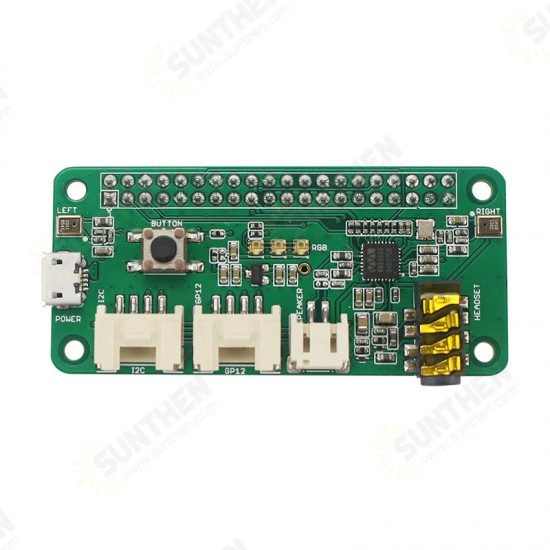 Raspberry Pi ReSpeaker Intelligent Voice Recognition 2 Microphone Array Pi0 / 3B / 3B+/4B