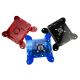 Red/Blue/Black Acrylic Wall Mounted Protective Case Support Cooling Fan for Raspberry Pi 4 Model B Red/Blue/Black Acrylic Wall Mounted Protective Case Support Cooling Fan for Raspberry Pi 4 Model B