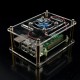 Transparent Acrylic Case + Cooling System External Fan + Screwdriverr Tool For Raspberry Pi 4/3/2/B/B+