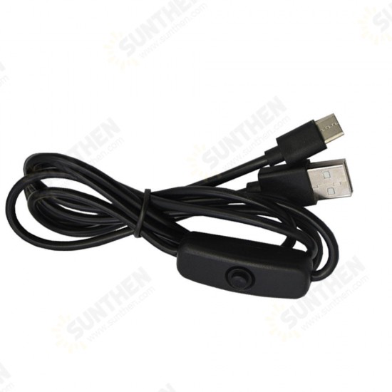 USB Line 5V 3A Transfer Line Type-C Power Charger Adapter for Raspberry Pi 4