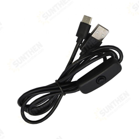 USB Line 5V 3A Transfer Line Type-C Power Charger Adapter for Raspberry Pi 4