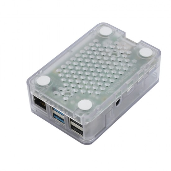 Updated Raspberry Pi ABS Case Black/White/Transparent Enclosure Box V4 for Raspberry Pi 4B