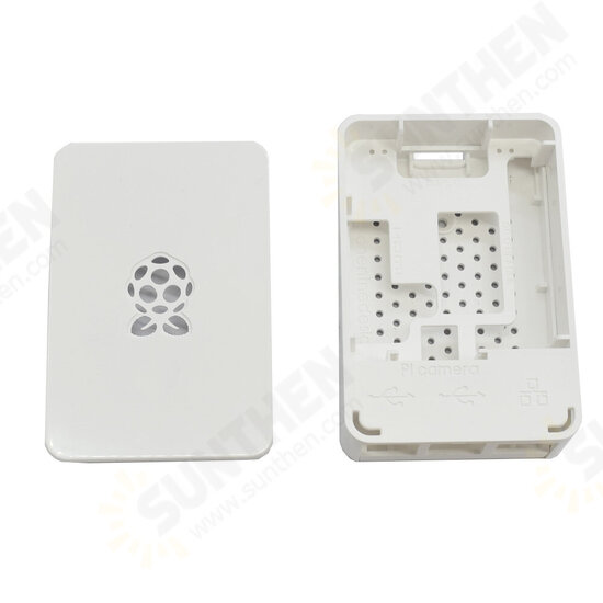 Updated Raspberry Pi ABS Case Black/White/Transparent Enclosure Box V4 for Raspberry Pi 4B