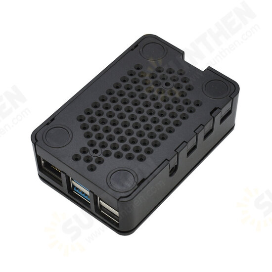 Updated Raspberry Pi ABS Case Black/White/Transparent Enclosure Box V4 for Raspberry Pi 4B