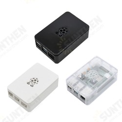 Updated Raspberry Pi ABS Case Black/White/Transparent Enclosure Box V4 for Raspberry Pi 4B Updated Raspberry Pi ABS Case Black/White/Transparent Enclosure Box V4 for Raspberry Pi 4B