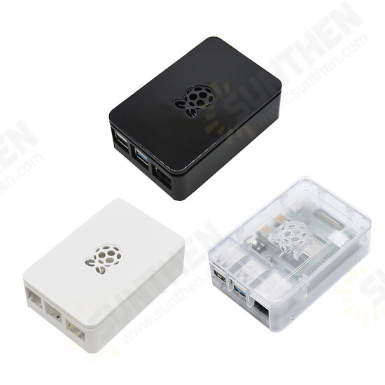 Updated Raspberry Pi ABS Case Black/White/Transparent Enclosure Box V4 for Raspberry Pi 4B Updated Raspberry Pi ABS Case Black/White/Transparent Enclosure Box V4 for Raspberry Pi 4B