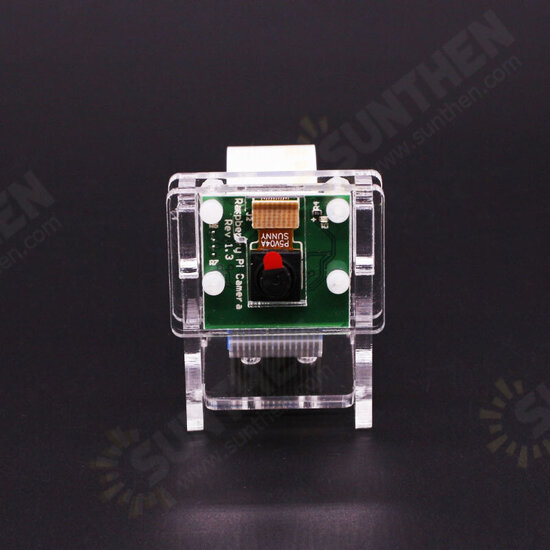 Acrylic Protective Case Bracket for Raspberry Pi 4B/3B+ Camera