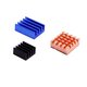 Heatsink Kit Heat Sink 3pcs Aluminum Heatsink Radiator Cooling Kit Cooler with Adhesive Combination for Raspberry Pi 4B