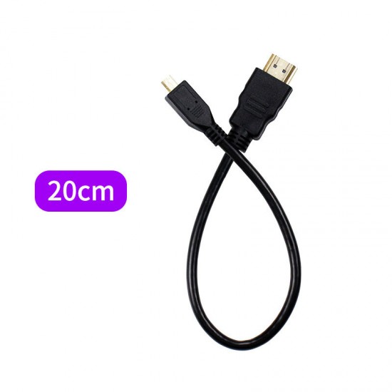 Micro-HDMI to HDMI Cable 4K Data Transfer Monitor Cable for Raspberry Pi 4B