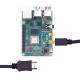 Micro-HDMI to HDMI Cable 4K Data Transfer Monitor Cable for Raspberry Pi 4B