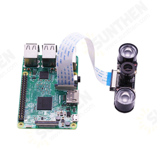 Raspberry Pi 5MP 1080p Night Vision Camera Module for 4B/3B+ Raspberry Pi 5MP 1080p Night Vision Camera Module for 4B/3B+
